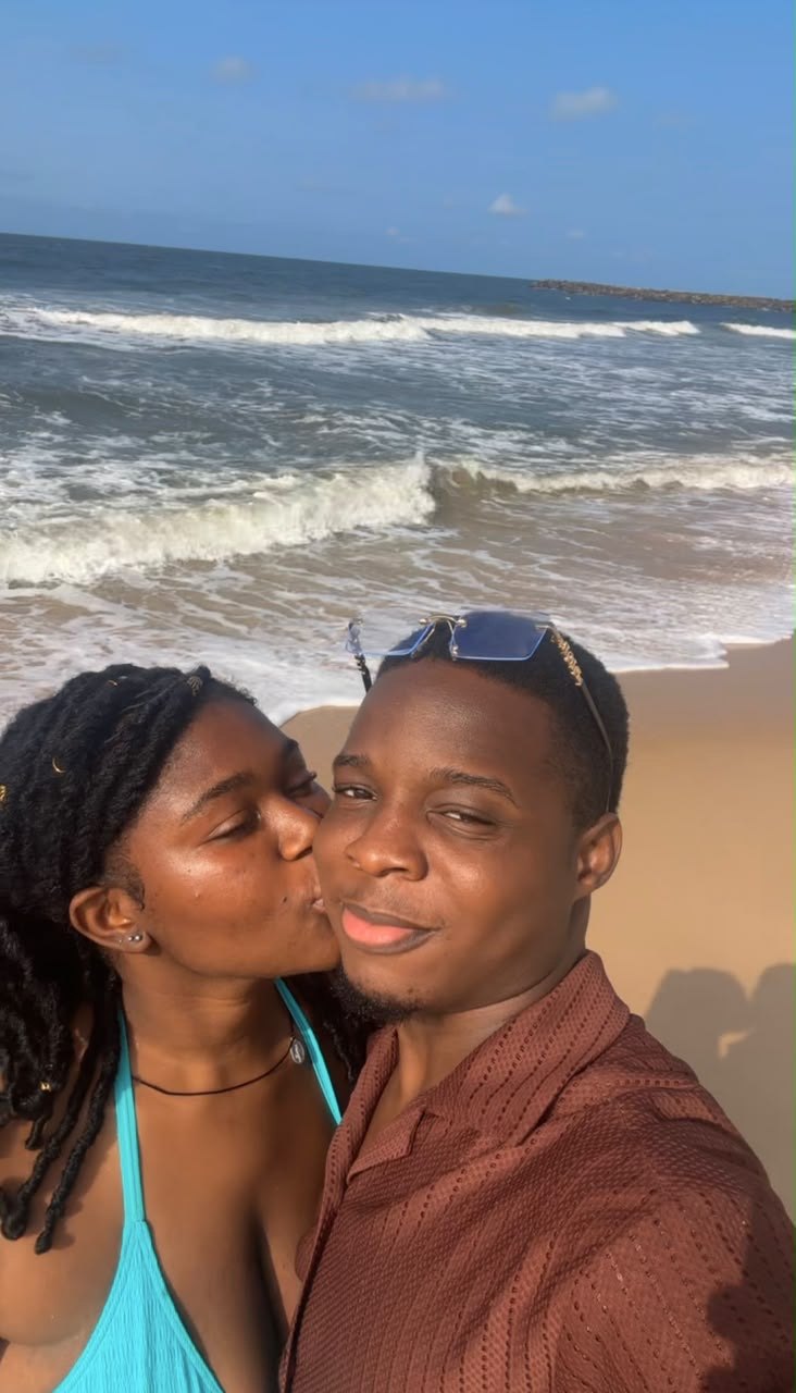 Us at the beach